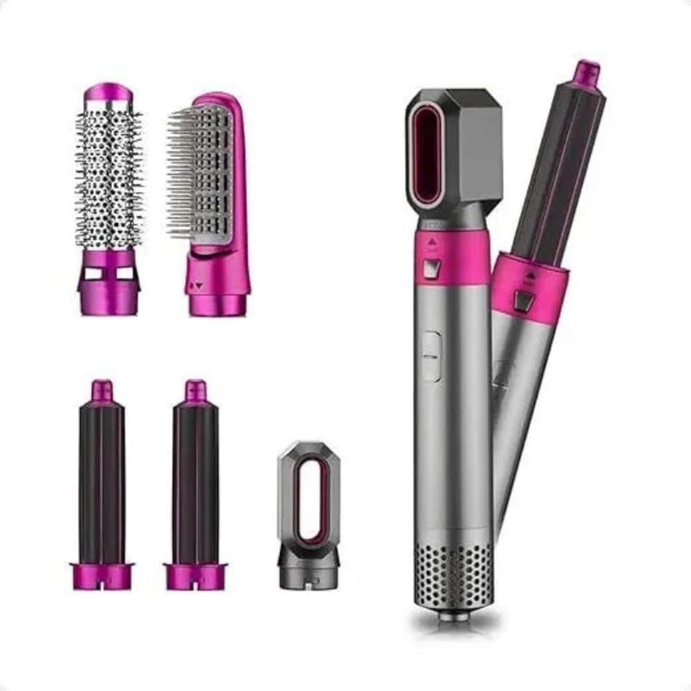 Escova Secadora Cabelo 5 Em 1 Ar Quente Profissional Pronto