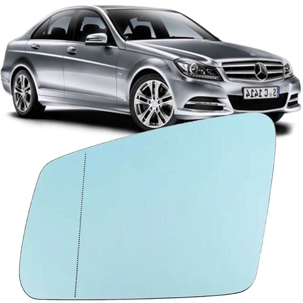 Lente Espelho Retrovisor Mercedes C180 C200 C250 B200 Dir