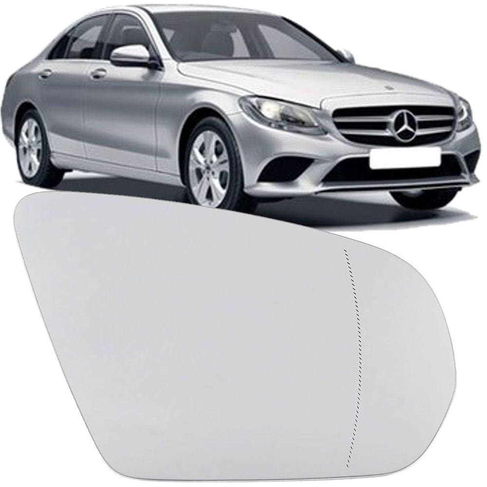 Lente Espelho Retrovisor Mercedes C180 C200 C250 2015-19 Dir