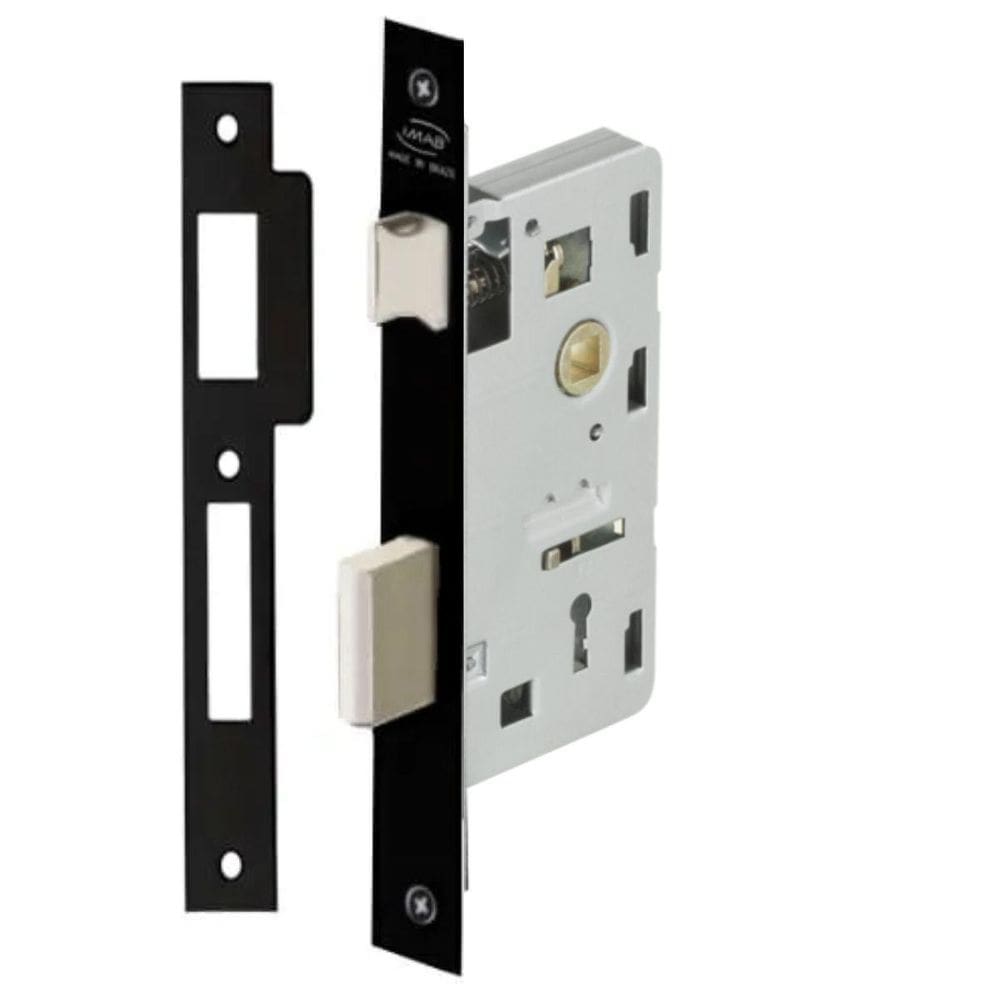 Fechadura Imab Maquina Avulsa 1300 Interna 40Mm Preto Fosco