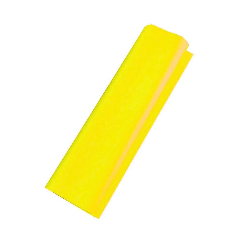 Kit 90 Folhas Papel De Seda Amarelo 48Mm X 60Mm