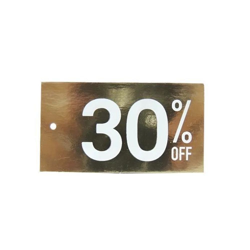 200 Etiquetas Tag De Desconto   30% Off
