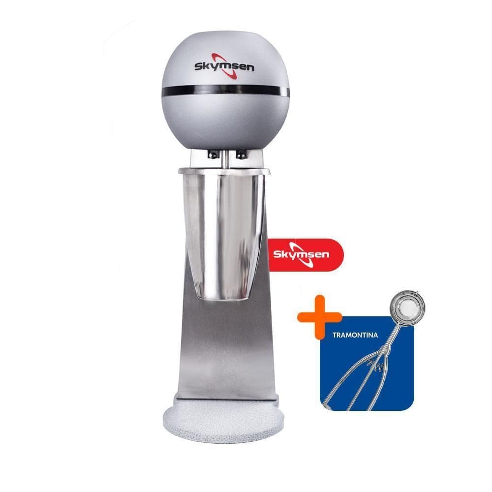 Batedor Milk Shake 127V Bms 1 Copo Skymsen + Concha Sorvete