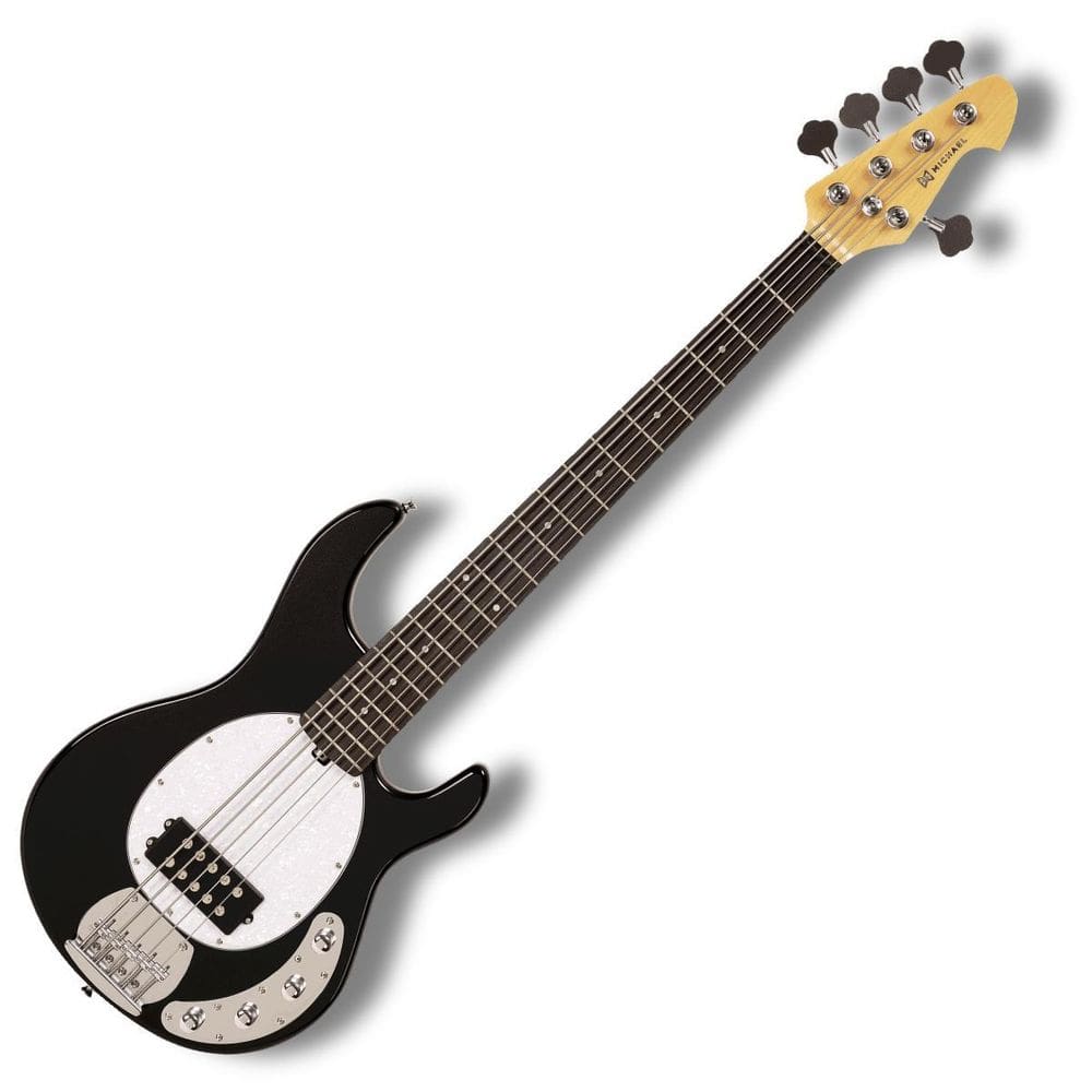 Baixo Elétrico Michael 5 Cordas Ativo Preto Bmm700 Mbk