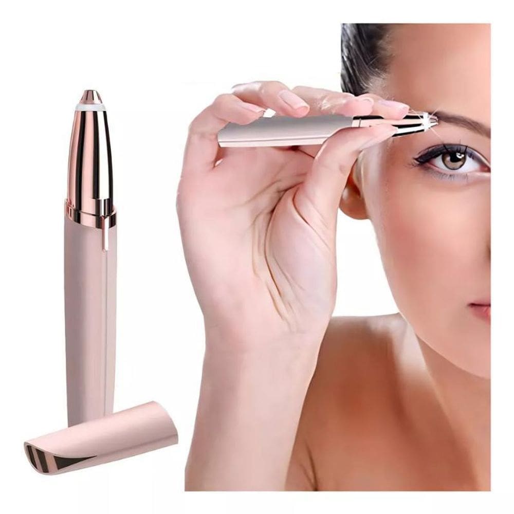 Caneta Depiladora Sobrancelha Elétrica Usb Design Indolor