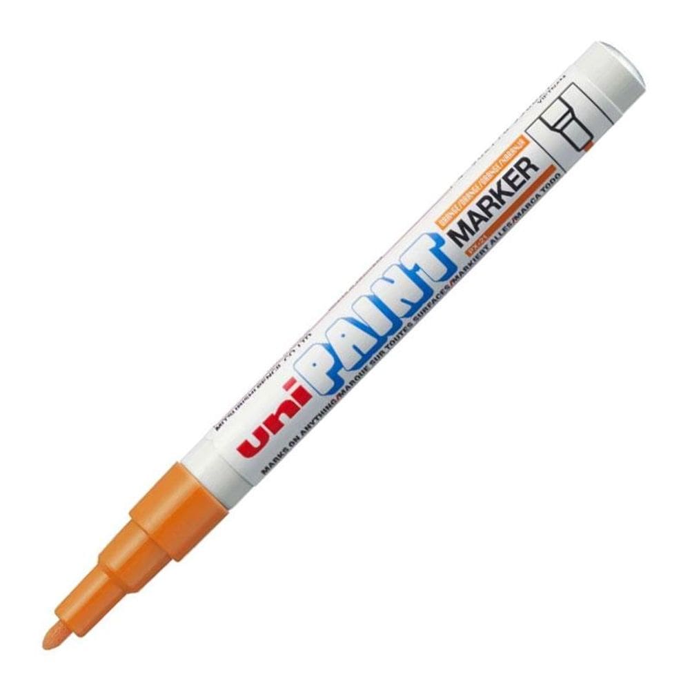 Pincel marcador permanente laranja PX 21 Uni Paint