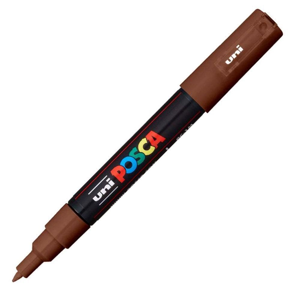 Caneta Posca PC 1M marrom Uni Ball