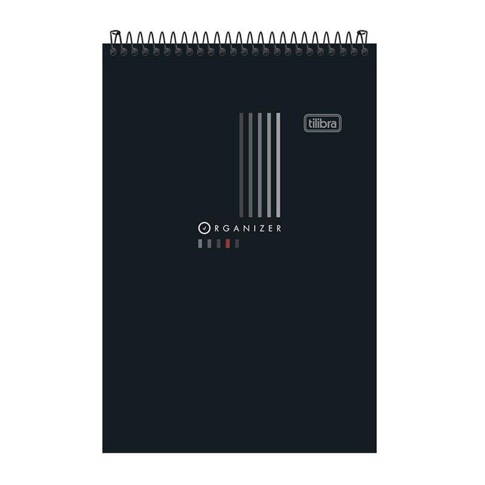 Bloco espiral pequeno Organizer pautado 80 fls Tilibra