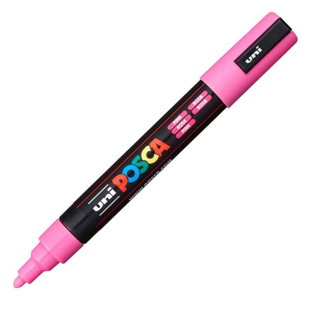 Caneta Posca PC 5M rosa Uni Ball