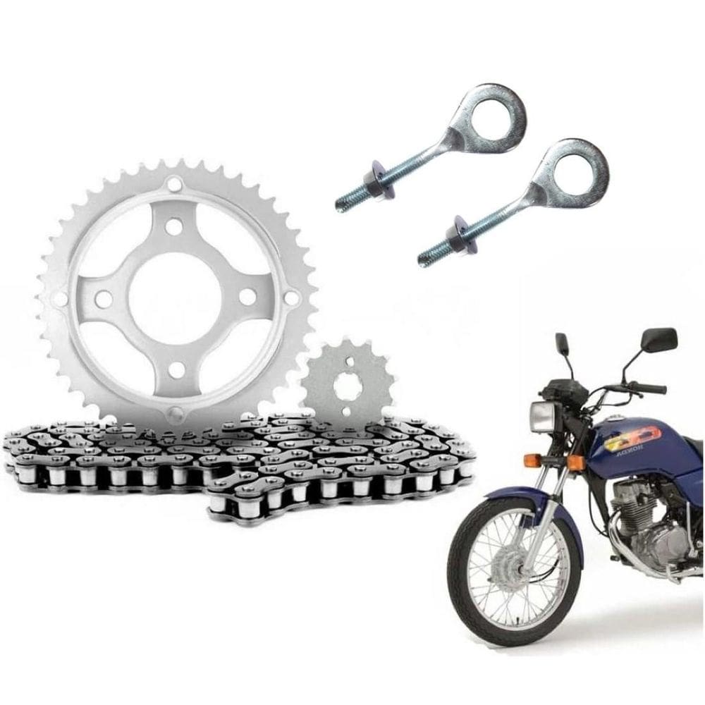 Kit Relacao + Esticadores Cg Ml Today Titan 125 1983 A 1999