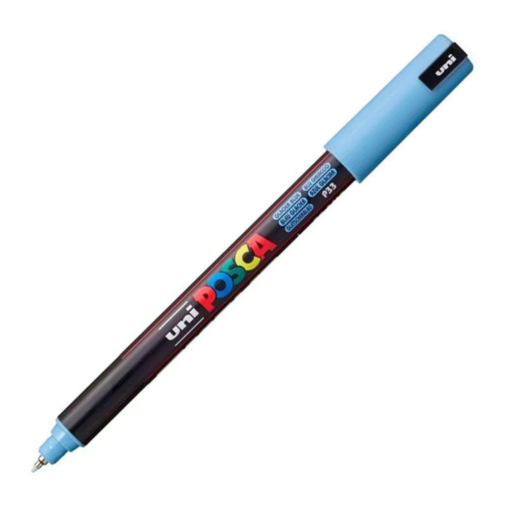 Caneta Posca PC 1MR azul glacial Uni Ball