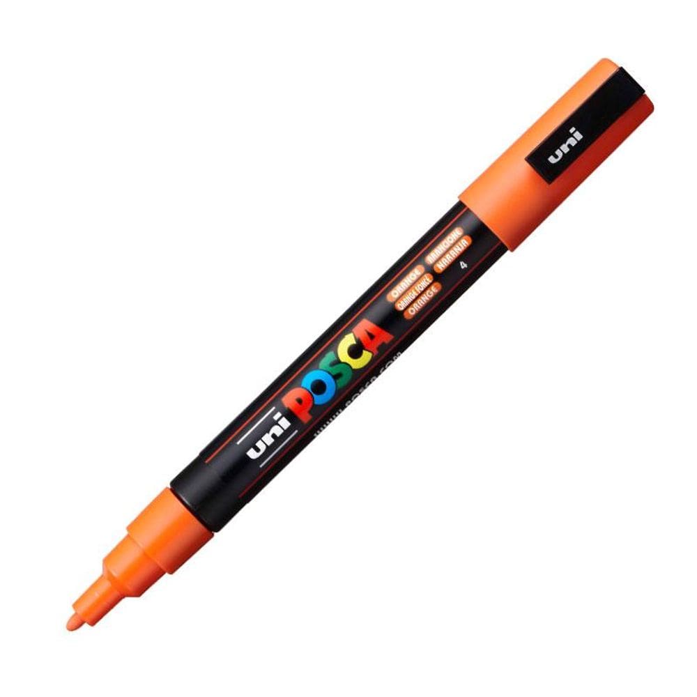 Caneta Posca PC 3M laranja claro Uni Ball