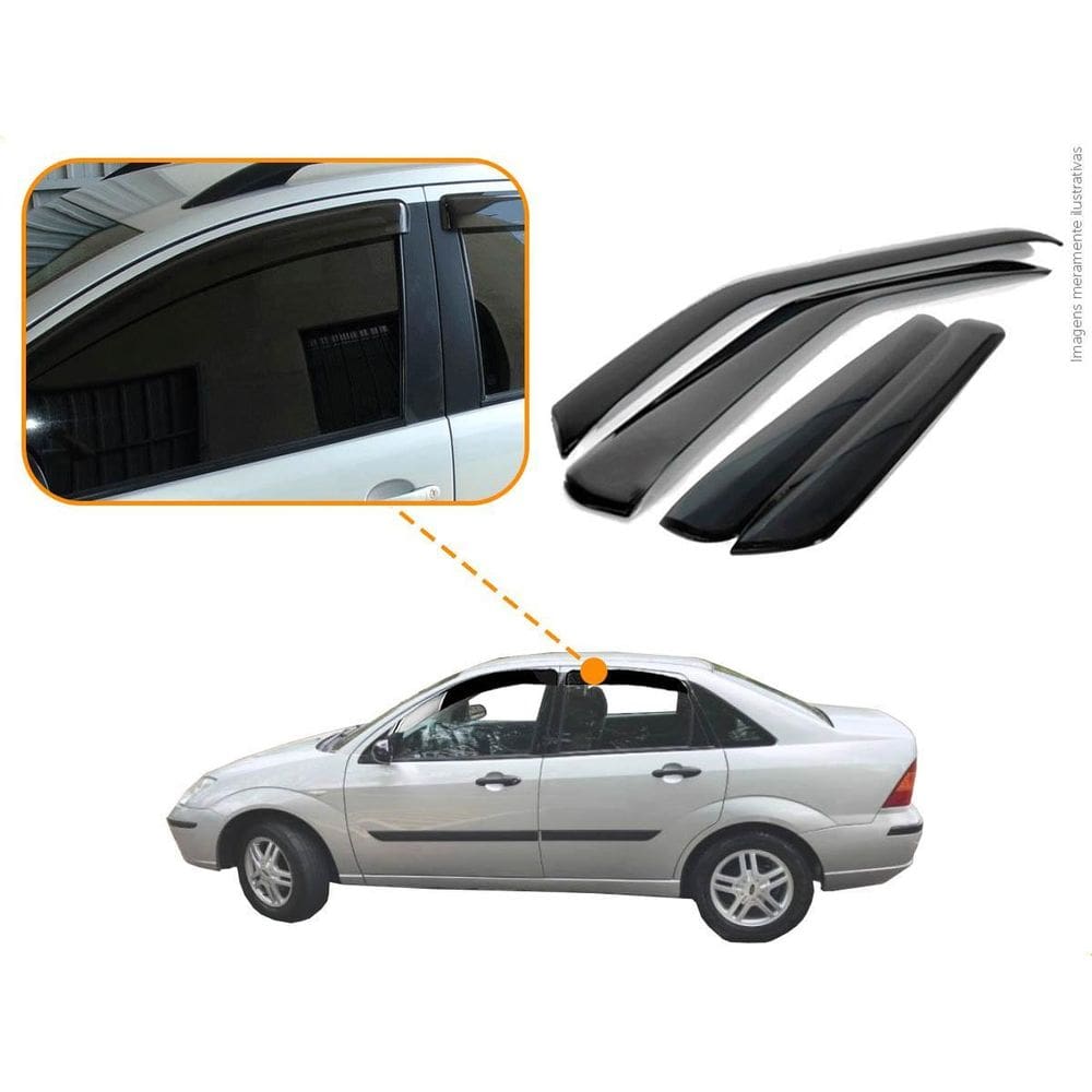 Calha Chuva Ford Focus Sedan