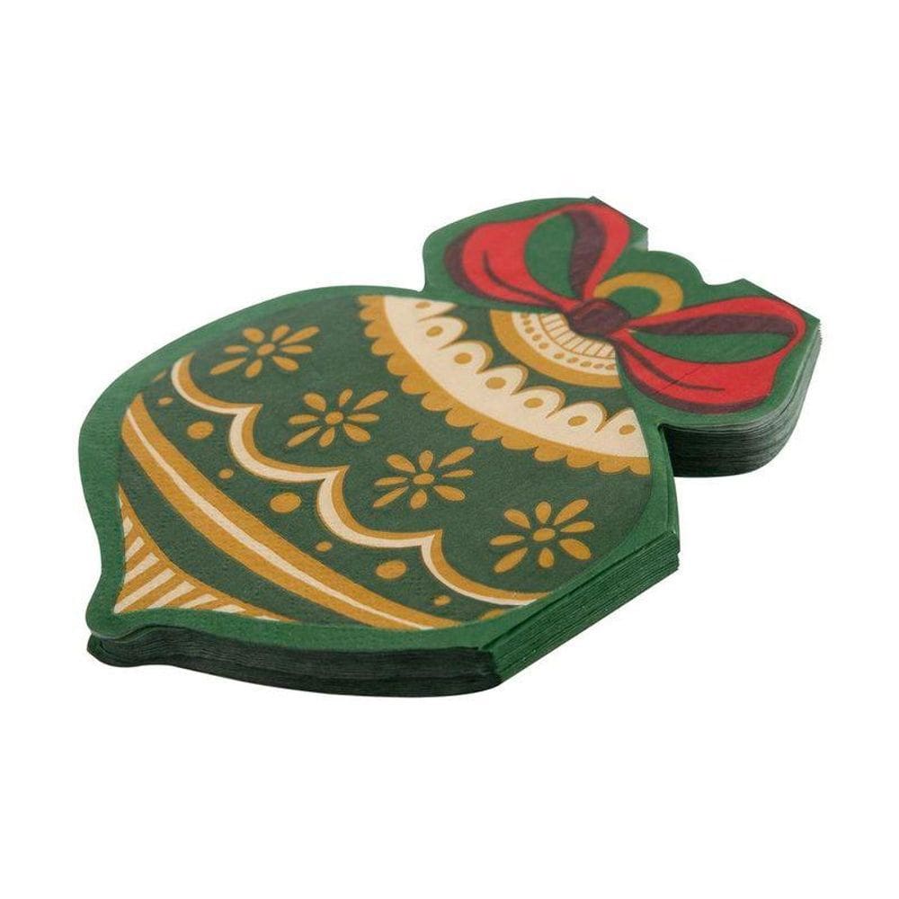 Guardanapo Descartavel Natal Ornament 20Pcs 16 5 Cm Saz Home Style