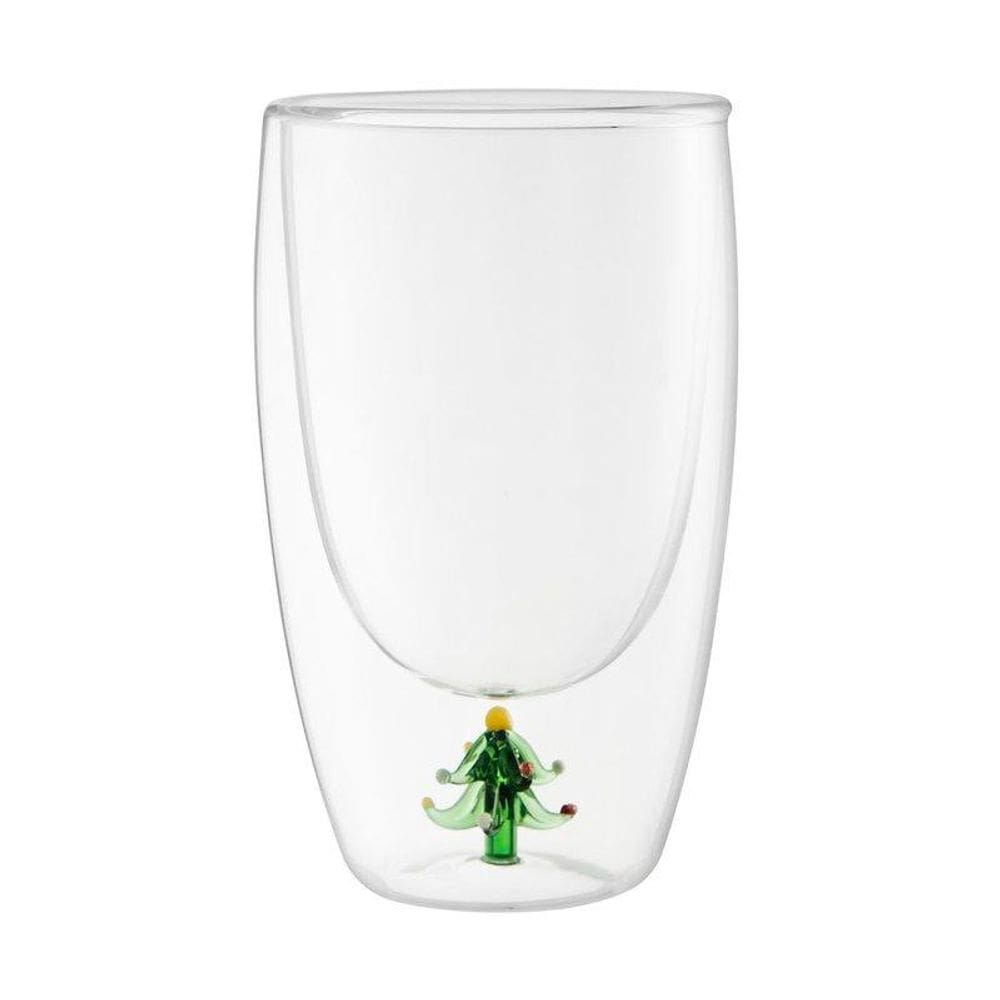 Copo Alto Natal Arvore 350 Ml Saz Home Style