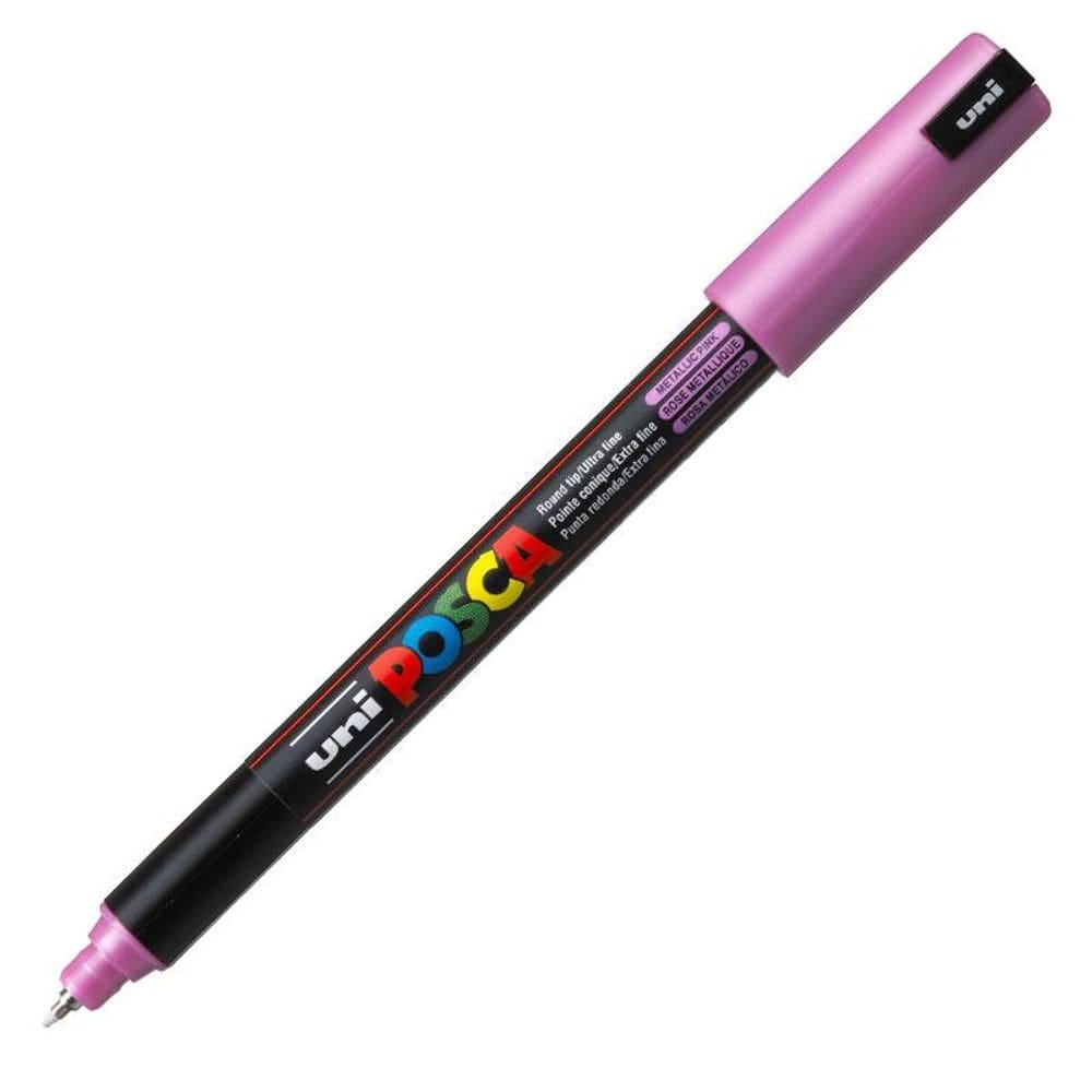 Caneta Posca PC 1MR rosa metálico Uni Ball