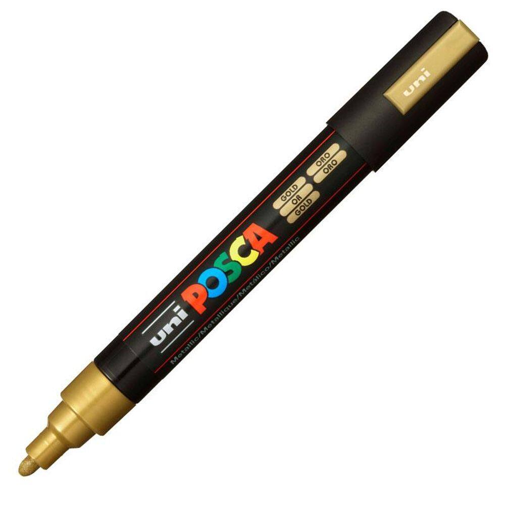 Caneta Posca PC 5M ouro Uni Ball