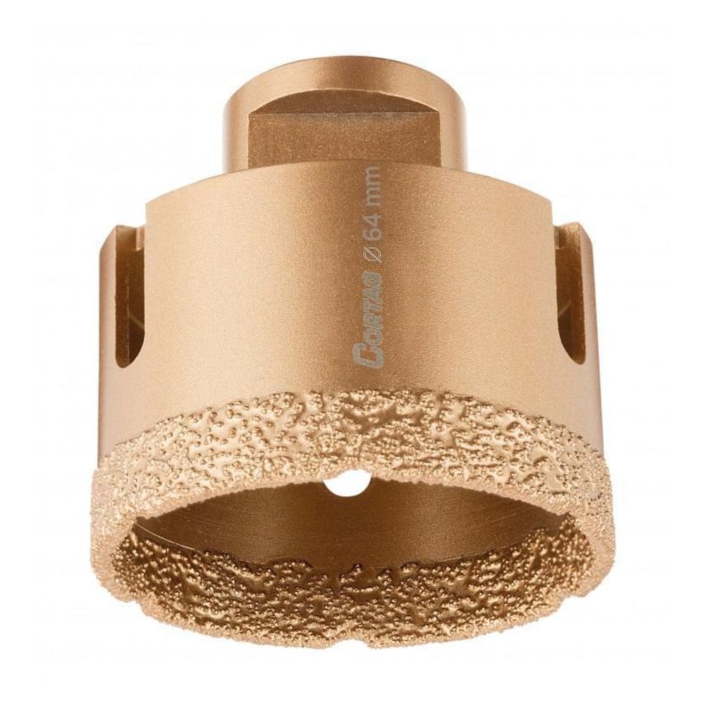 Serra Copo Cortag Diamantada 64Mm P/Esmerilhadeira