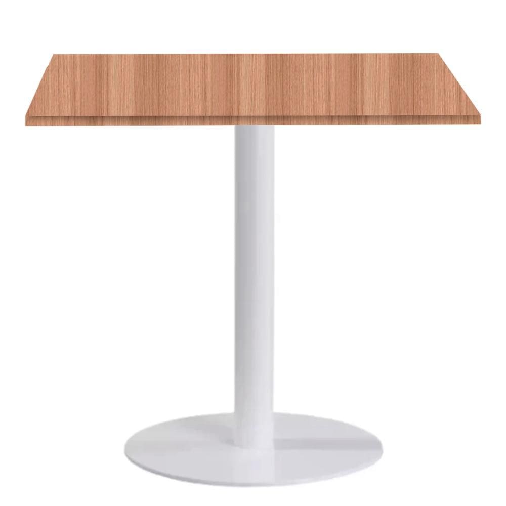 Mesa Pisa Beta Fratini Disco Redondo Branco Tampo MDP