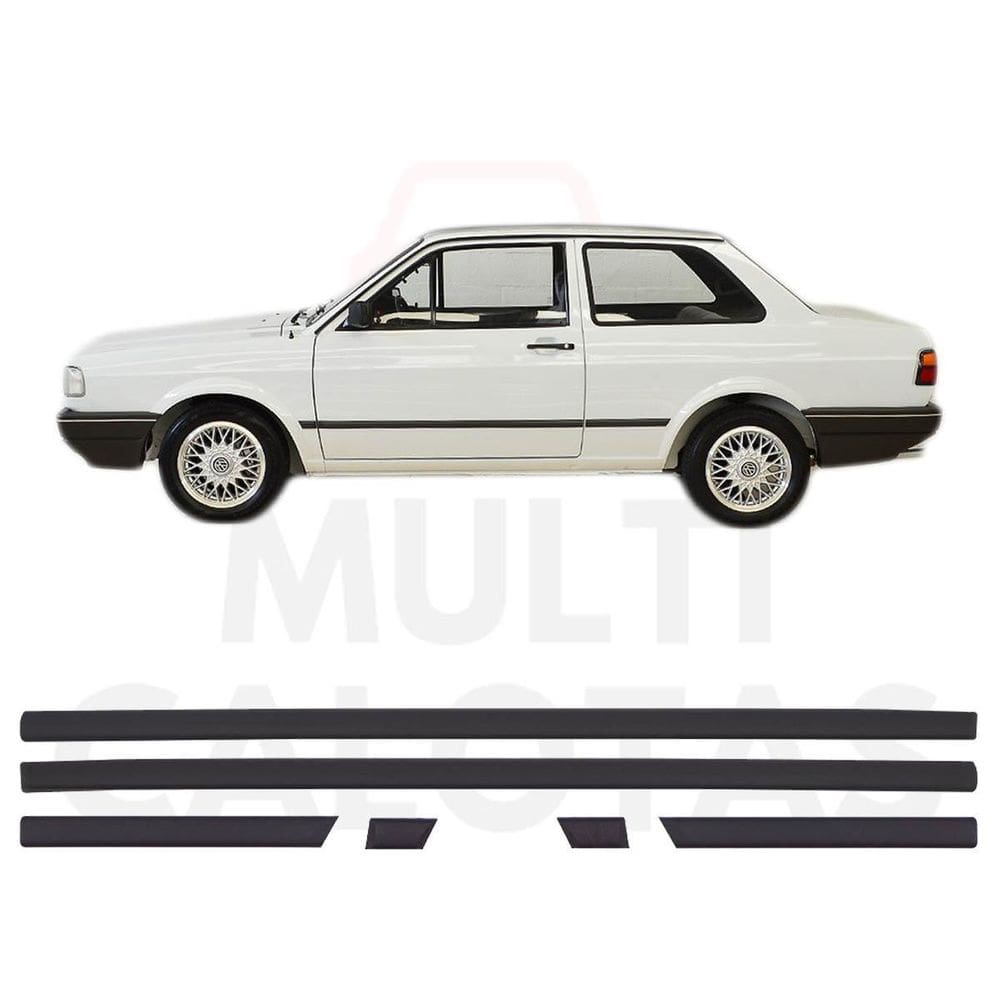 Friso Lateral Voyage Cl 1989 A 1995 Cinza 6 Pçs