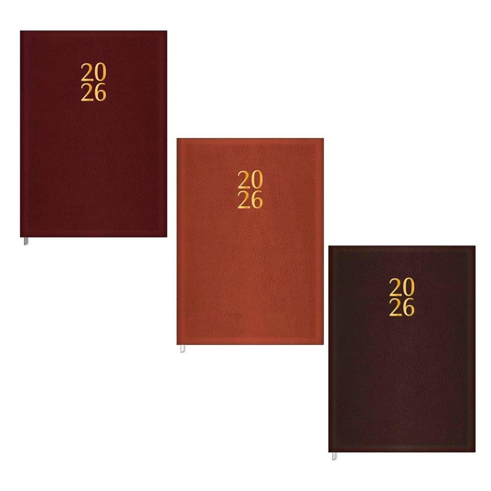 Agenda executiva costurada diária Torino Cores 2026 Tilibra