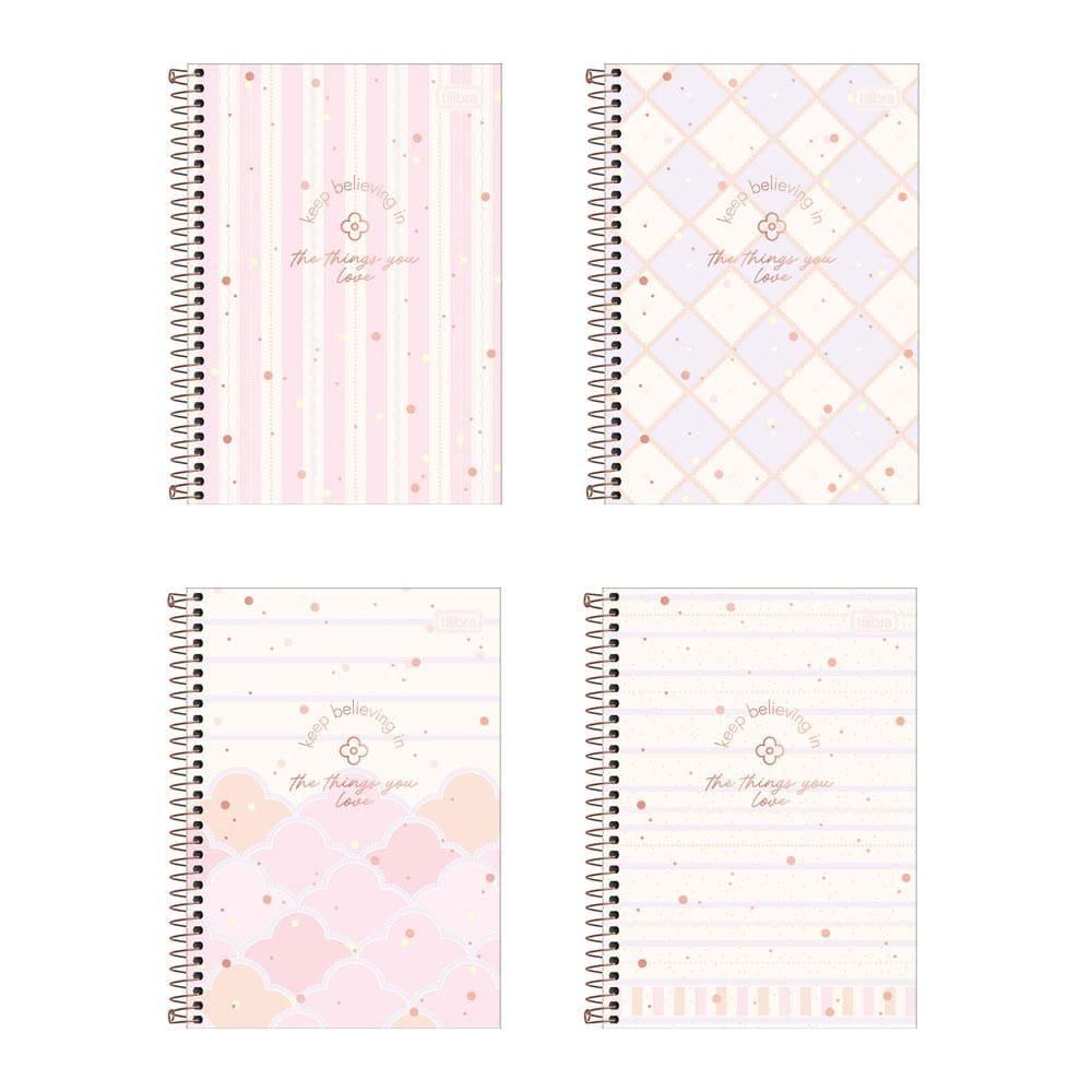 Caderno espiral capa dura 1/4 80 folhas Soho - Tilibra