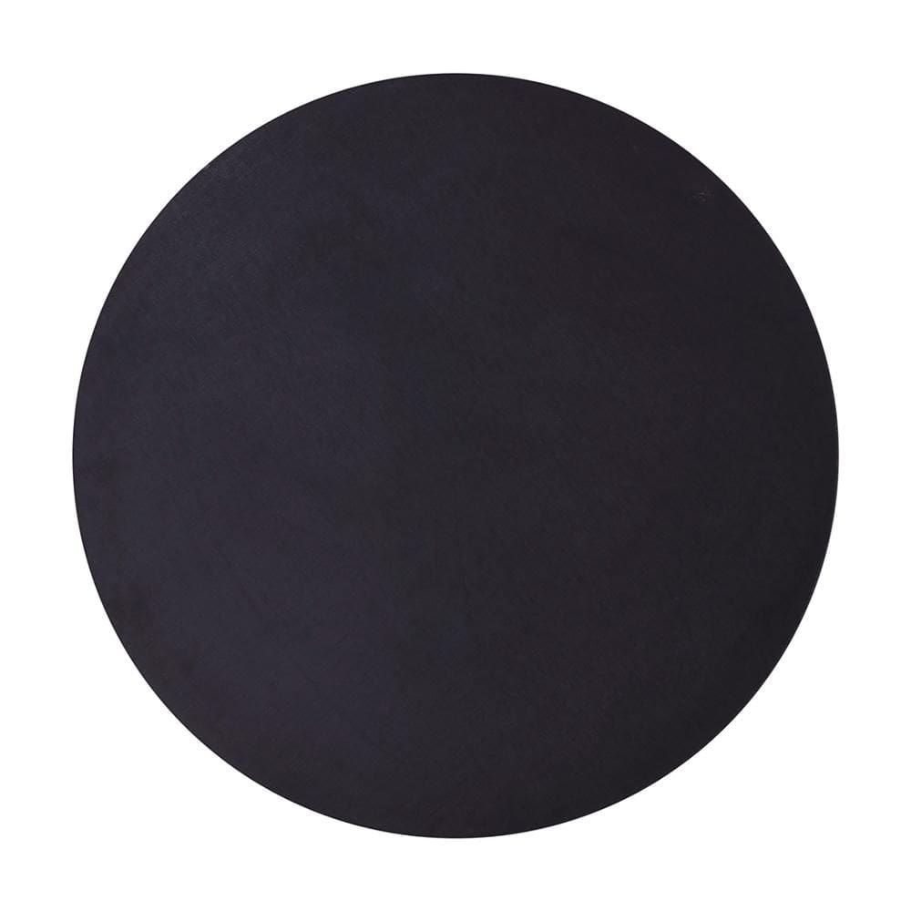 Tampo Redondo 60 cm (Largura) P25 Pandin MDP 2,50 cm (altura) Cor Preto