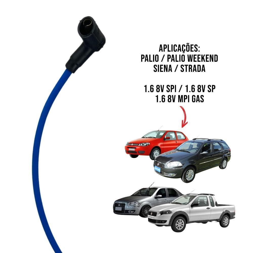 Cabo Vela Ignição Palio Weekend Siena Strada 1.6 1996 A 2017