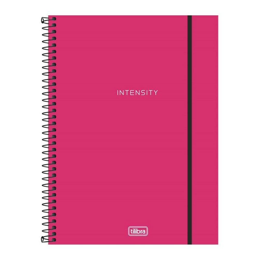 Caderno univ 10x1 Neon Pink 160 fls Tilibra