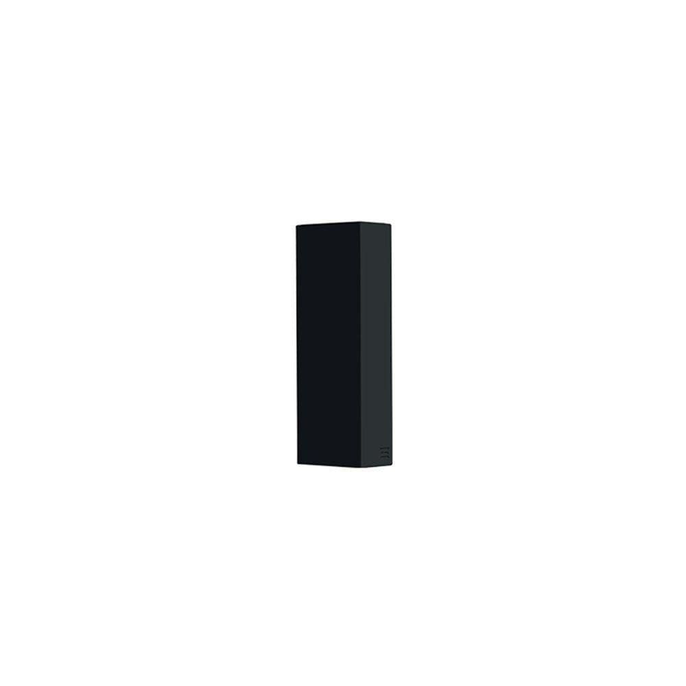 Arandela Stella Wall Mini Led 2 Fachos Abertos Ip65 5w Bivolt Preto - 3000k - Luz Amarela