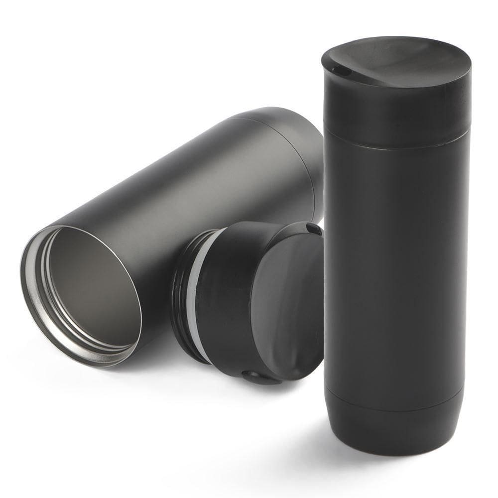 Copo Térmico Com Tampa Para 450ml Slim Black Coffee Time