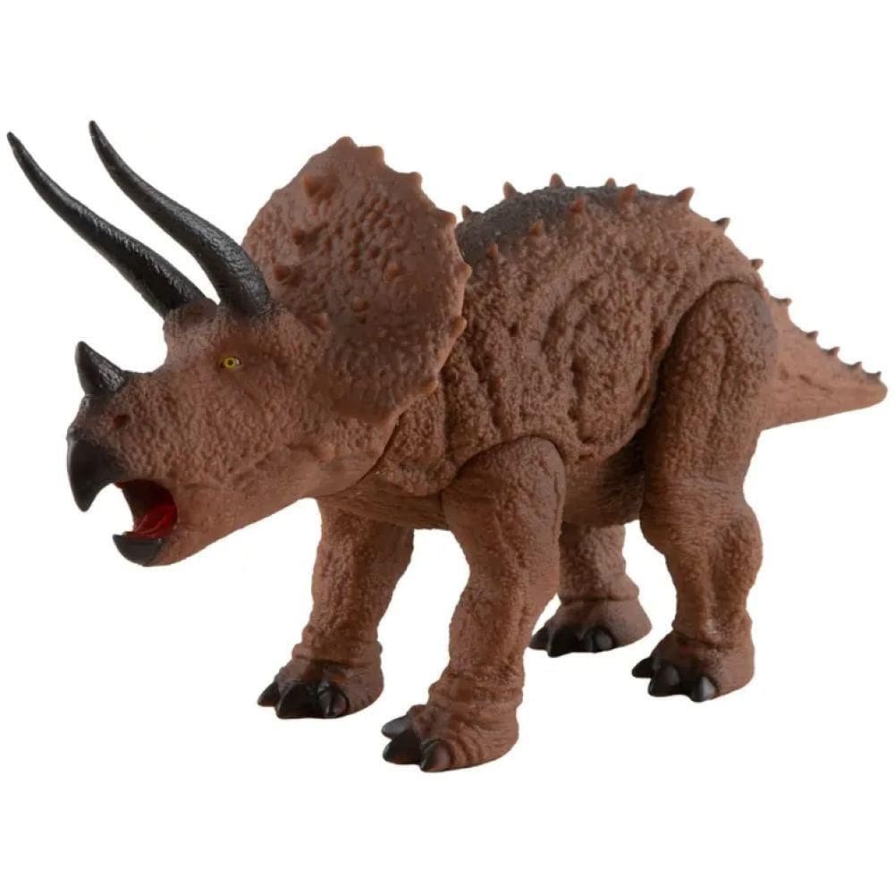Dinopark Hunters Triceratops Sem Som 50 cm 0398 - Bee Toys