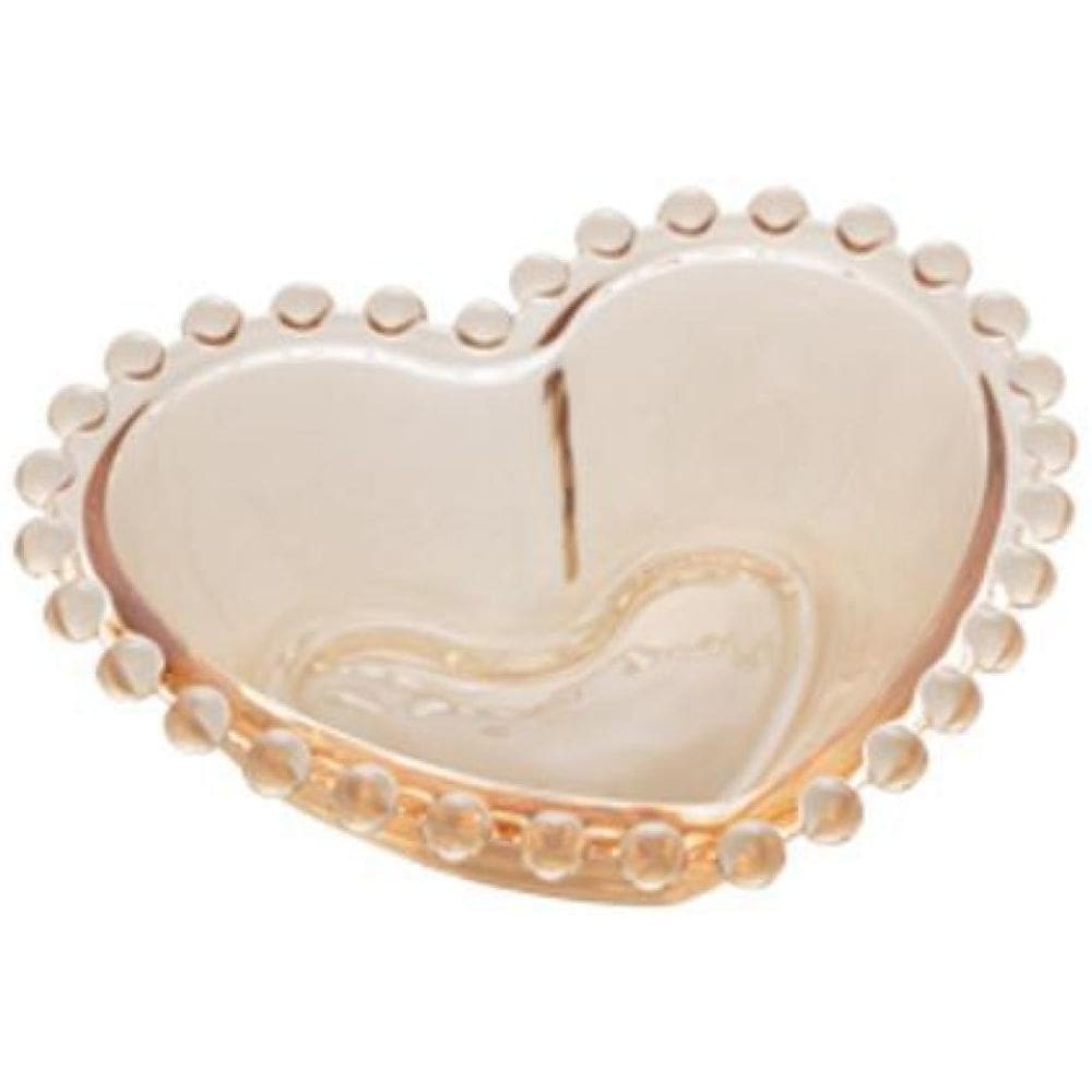 Conjunto 4 Bowls Cristal De Coração Pearl Âmbar Wolff