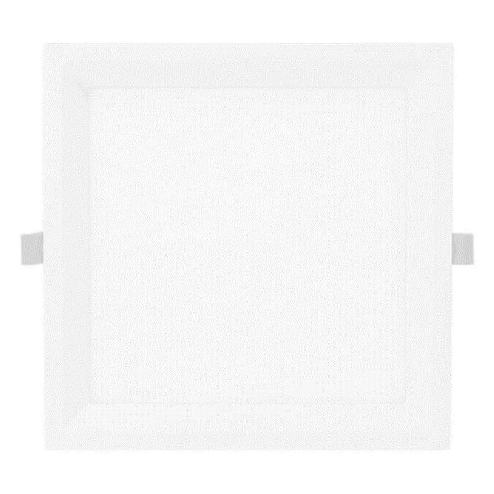 Painel Led Embutir Quadrado Recuado 12W 3000K
