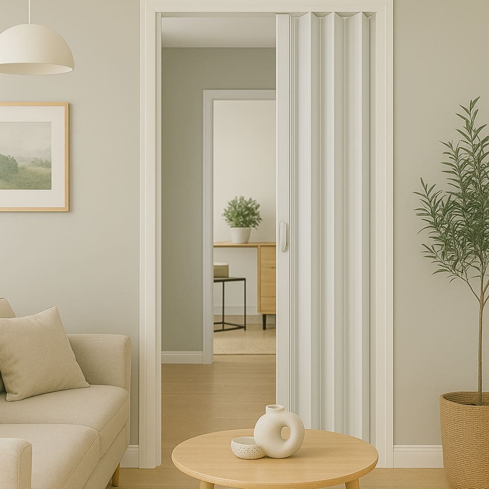 Porta Sanfonada PVC 0,60x2,10 Multilit Branco