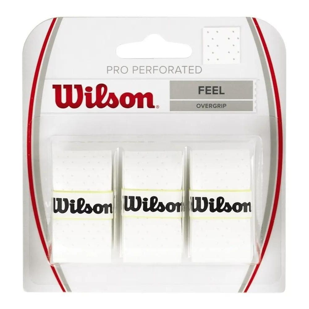 2X Pacote X3 Wilson Pro Overgrip Perfurated Cubregrip Tennis