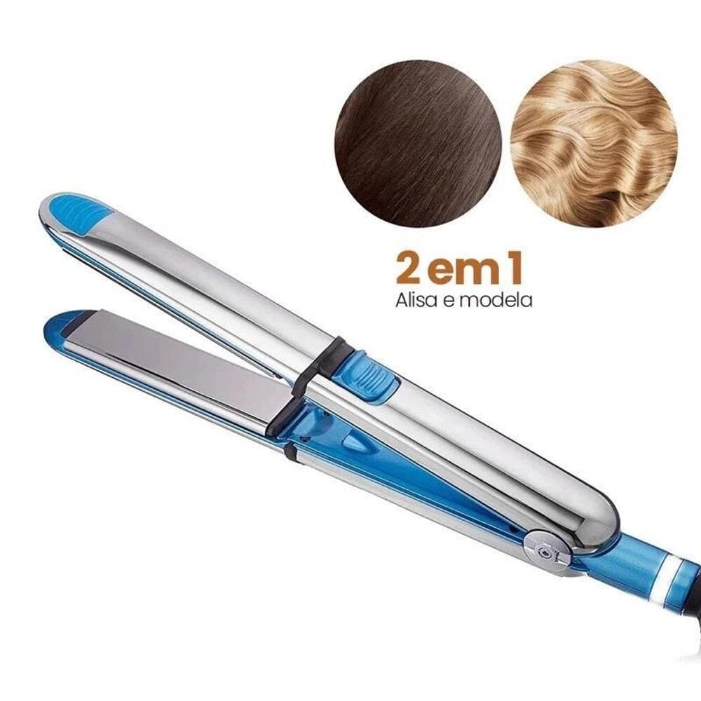 Chapinha Prancha Cabelo Profissional Tecnologia Titanium