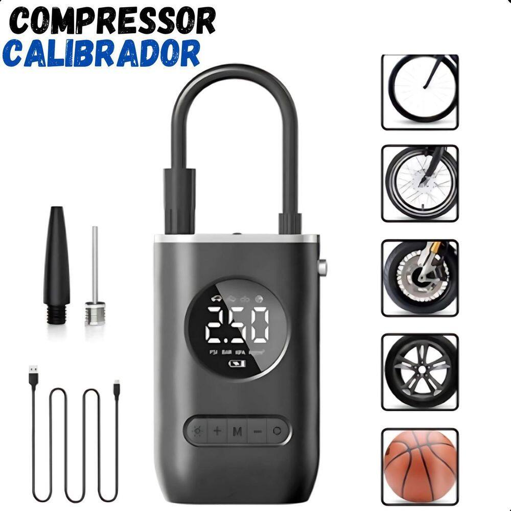 Bomba De Ar Portátil 150 Psi Compacta Para Viagem