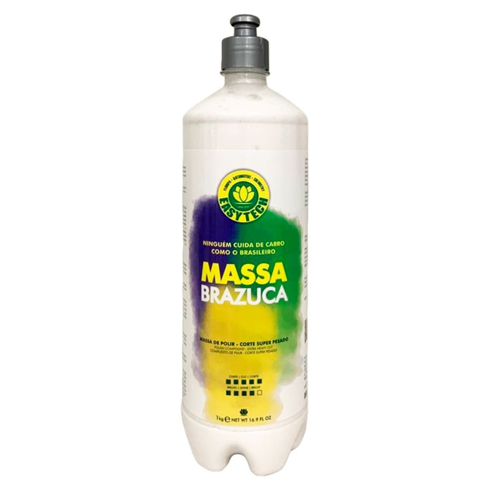 Massa de Polir Corte Super Pesado Brazuca 1kg Easytech