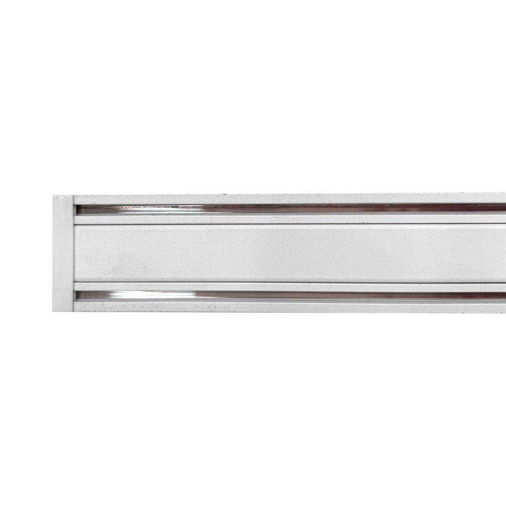 Trilho Magnético De Sobrepor Nordecor Magnetic Track Kay 6715 Com 2 Metros Branco