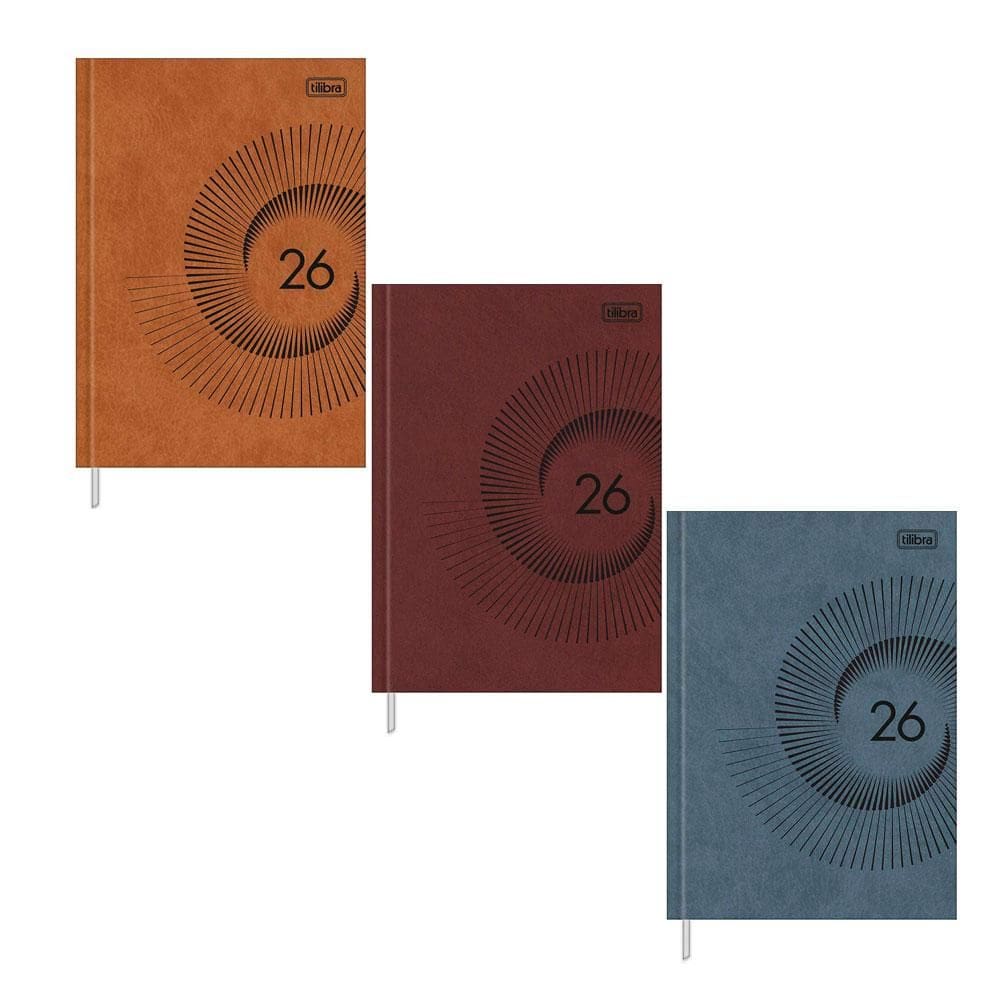 Agenda executiva espiral diária Prátika 2026 Tilibra