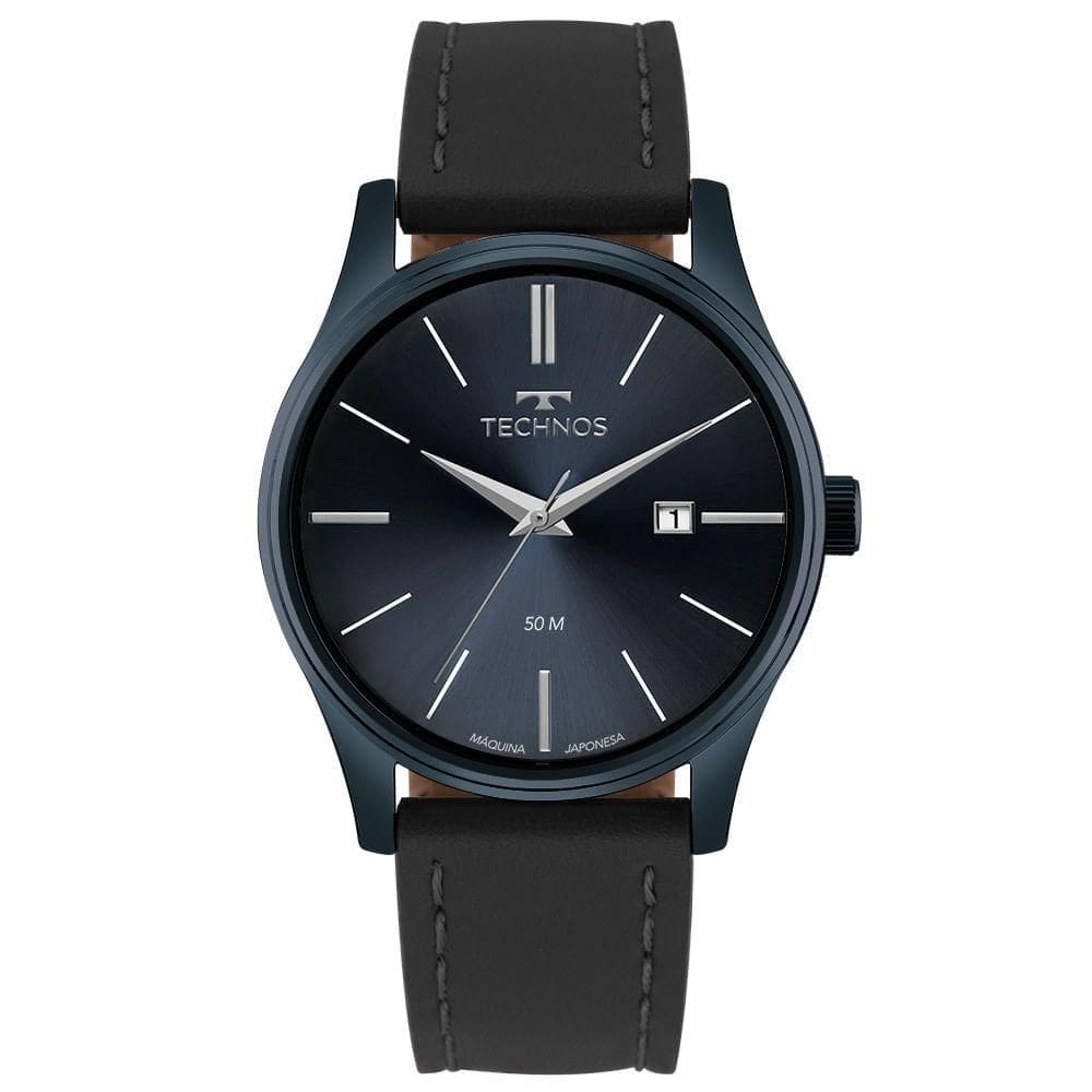Relógio Technos Masculino Steel Azul - 2115ubv-0a