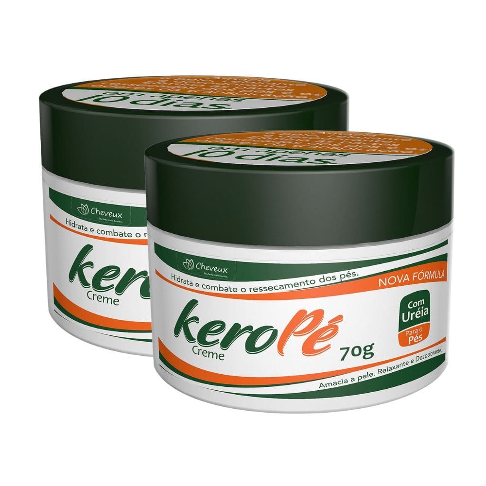 Kit 2 Creme para Pés Kero Pé 70g