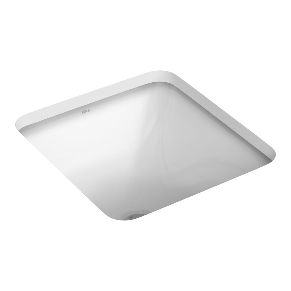 Cuba de Embutir Lavatório Quadrada 35X35cm Branco - L.415.17