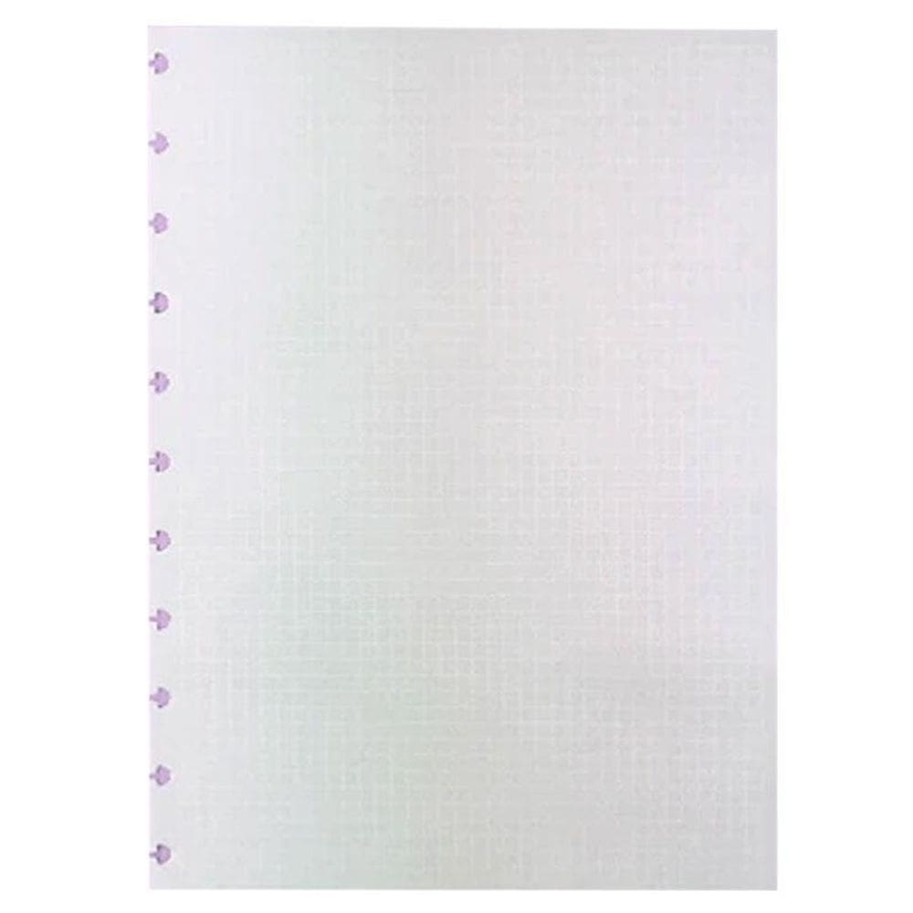 Refil grande quadr linha branca 90g 50fl Caderno Inteligente