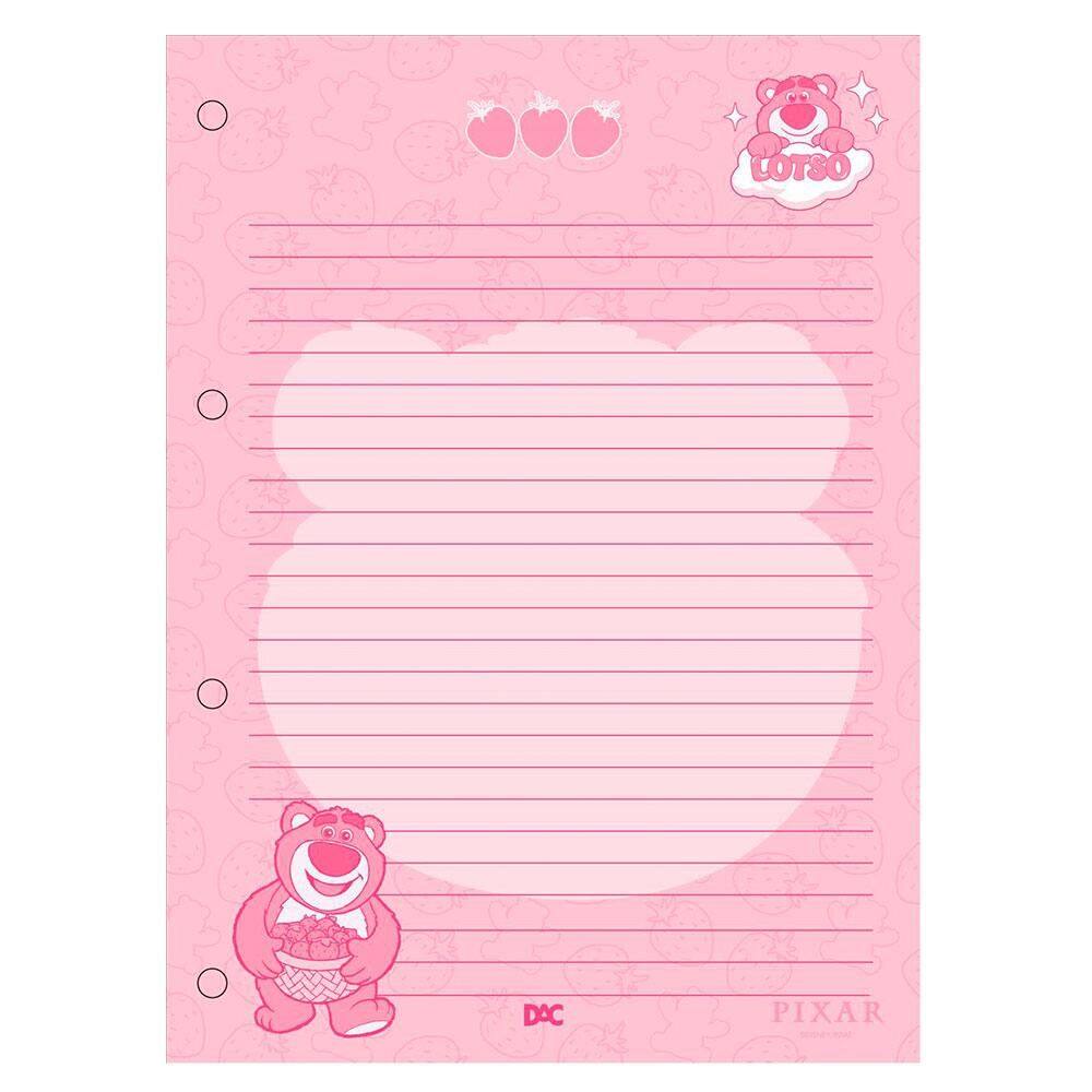 Refil caderno argolado universitário 96 fls Lotso - Dac