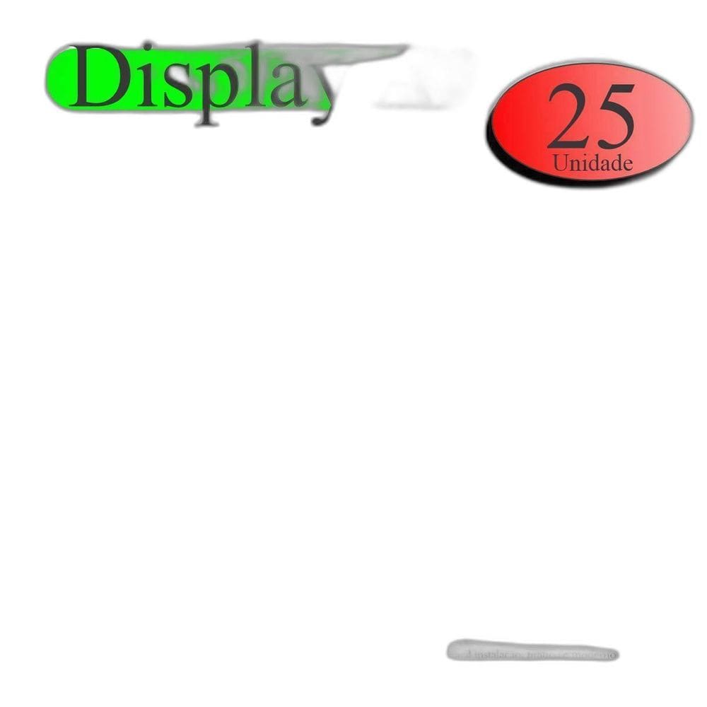 25 Display A3 Expositor Folhas Quadro Aviso Parede Pet Horiz