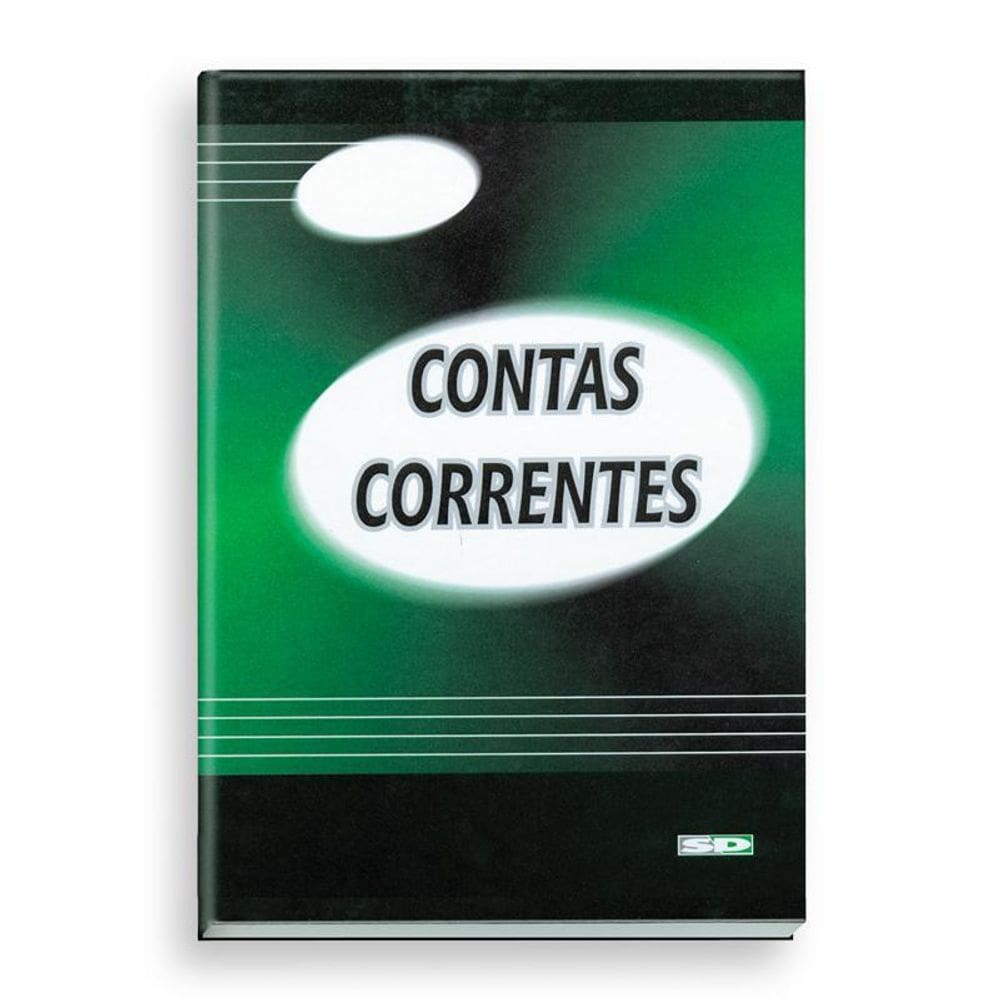 Livro conta corrente 1/4 com 100 folhas São Domingos