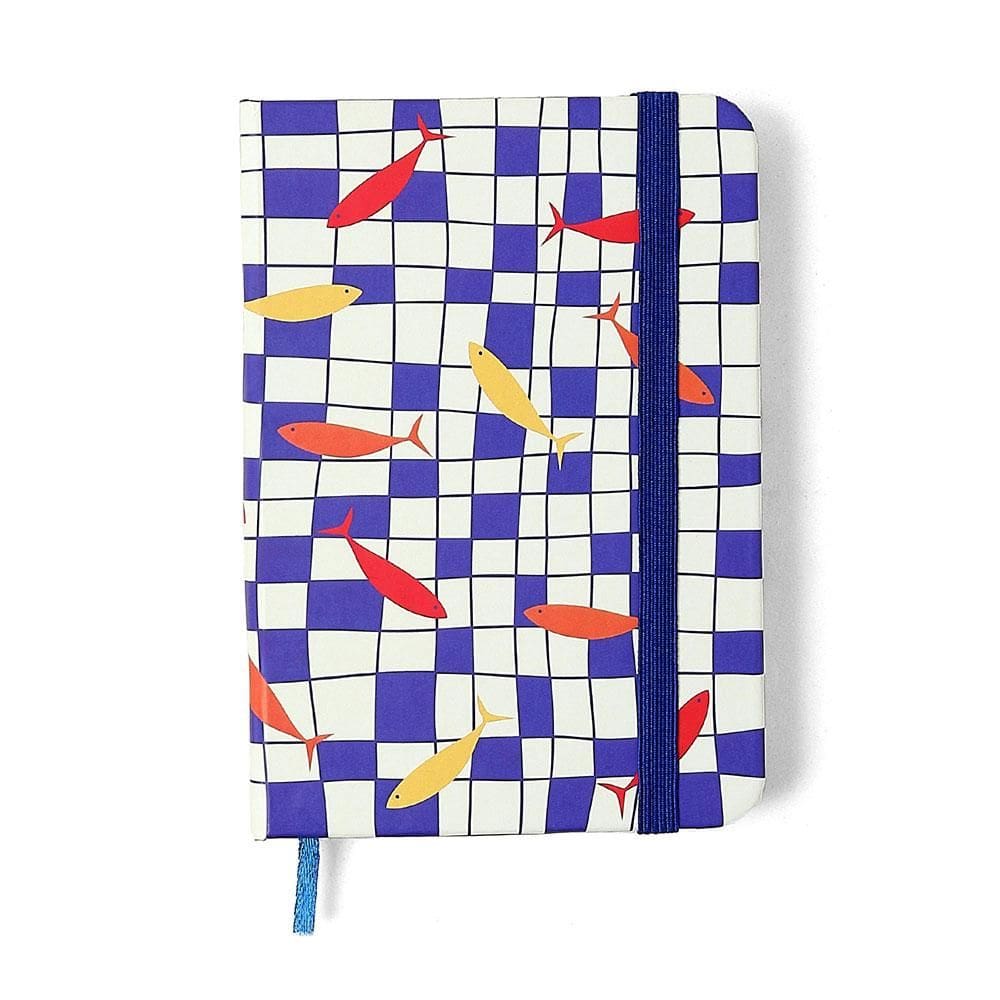 Caderneta 1/4 sem pauta 160 fls Litoral Cardume Cicero