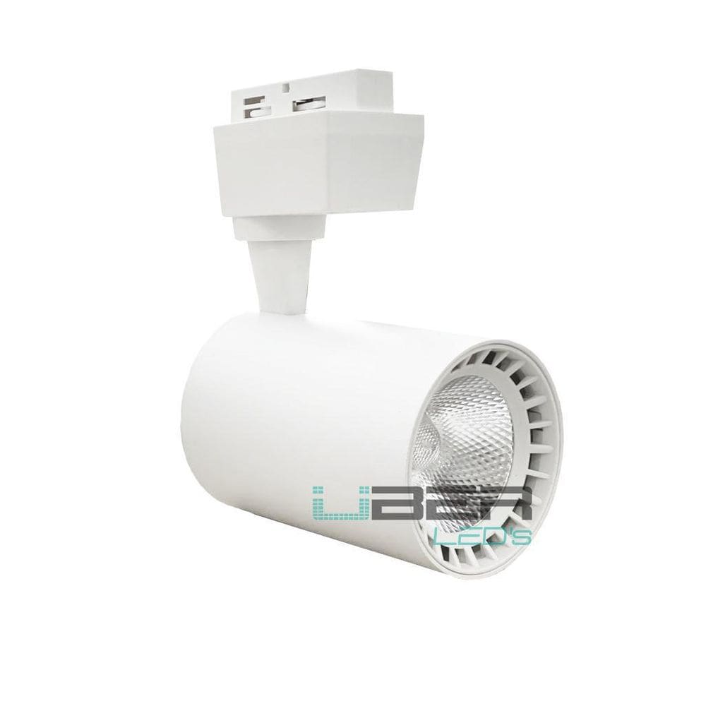 Spot Led Para Trilho 10W Cob Branco 4000K Luz Neutra